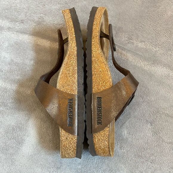 Birkenstock Bronze Gizeh Sandals Women Size 5 - Picture 6 of 10